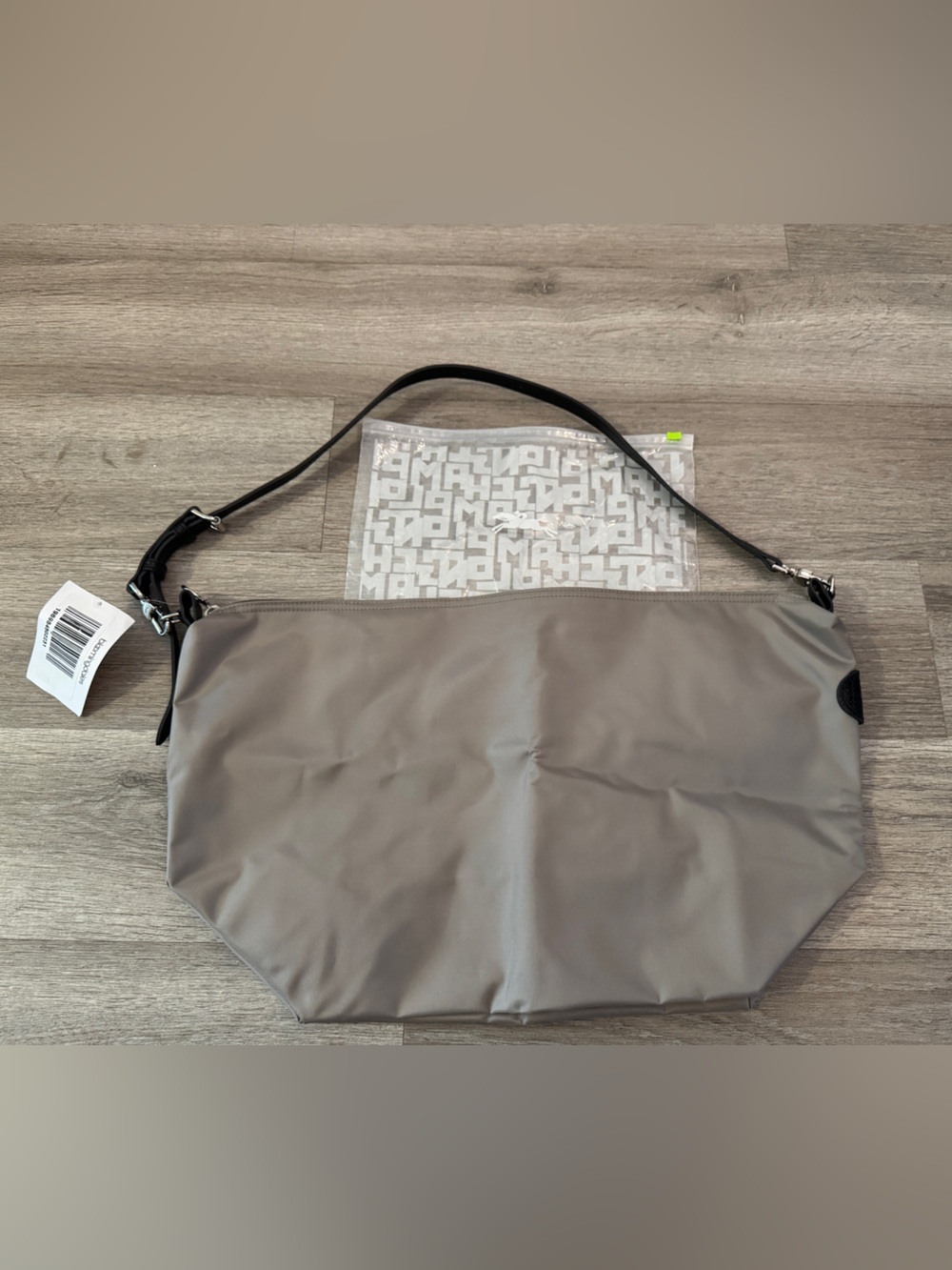 Longchamp Le Slouch Canvas Hobo Bag In Turtledove